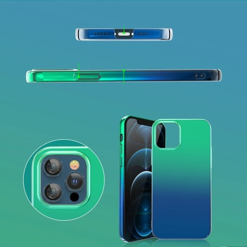 Kup Case Kingxbar Aurora Apple iPhone 12 Pro Max blaugrün - KGX304 - {ean13} - Sklep Home Screen