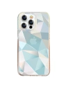 Etui Kingxbar Streamer Apple iPhone 13 Pro modrý (Lattice)