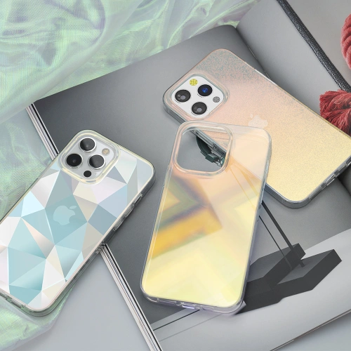 Kup Etui Kingxbar Streamer Apple iPhone 13 Pro niebieski (Glitter) - KGX315 - {ean13} - Sklep Home Screen
