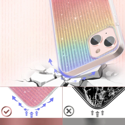 Kup Etui Kingxbar Travel Apple iPhone 13 pomarańczowy (Sunset) - KGX319 - {ean13} - Sklep Home Screen