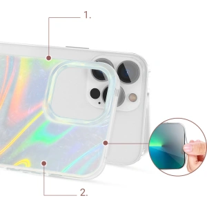 Kup Etui Kingxbar Shell Apple iPhone 13 Pro gyöngyház-kék - KGX323 - {ean13} - Sklep Home Screen