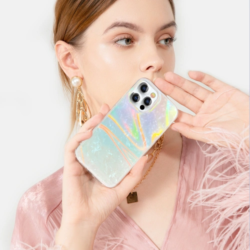 Kup Case Kingxbar Shell Apple iPhone 13 Pro perlmuttblau - KGX323 - {ean13} - Sklep Home Screen