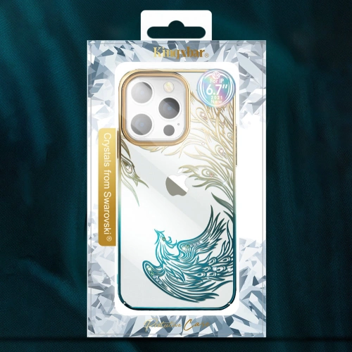Kup Etui Kingxbar Phoenix Swarovski Apple iPhone 13 aur-albastru (Reborn) - KGX330 - {ean13} - Sklep Home Screen