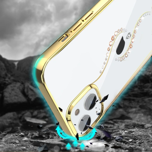 Kup Etui Kingxbar Sky Swarovski Apple iPhone 13 Pro Max aurie (Guard) - KGX332 - {ean13} - Sklep Home Screen