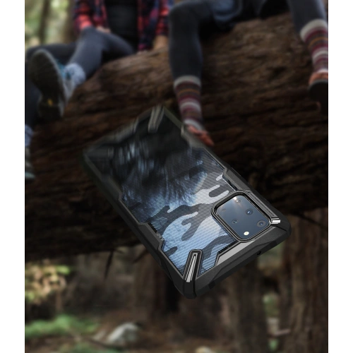 Kup Case Ringke Fusion-X Design Samsung Galaxy S20+ Plus Camo (Moro) Schwarz - RGK1113MOB - {ean13} - Sklep Home Screen