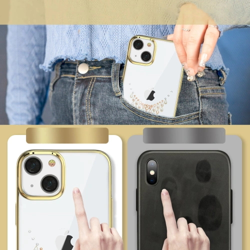 Kup Case Kingxbar Sky Swarovski Apple iPhone 13 Pro gold (Dew) - KGX335 - {ean13} - Sklep Home Screen