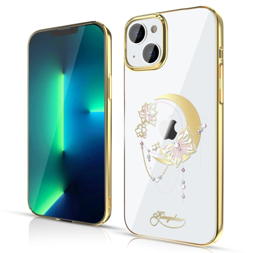 Kup Etui Kingxbar Moon Swarovski Apple iPhone 13 aurie (Butterfly) - KGX336 - {ean13} - Sklep Home Screen