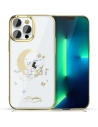 Kup Etui Kingxbar Moon Swarovski Apple iPhone 13 Pro złoty (Flower) - KGX339 - {ean13} - Sklep Home Screen