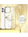 Kup Etui Kingxbar Moon Swarovski Apple iPhone 13 Pro złoty (Flower) - KGX339 - {ean13} - Sklep Home Screen