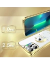 Kup Etui Kingxbar Moon Swarovski Apple iPhone 13 Pro złoty (Flower) - KGX339 - {ean13} - Sklep Home Screen