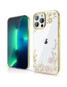 Kup Etui Kingxbar Moon Swarovski Apple iPhone 13 Pro różowo-złoty - KGX342 - {ean13} - Sklep Home Screen