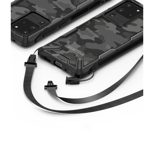 Kup Etui Ringke Fusion-X Design Samsung Galaxy S20 Ultra Camo (Moro) Fekete - RGK1121MOB - {ean13} - Sklep Home Screen