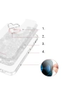 Kup Etui Kingxbar Epoxy Swarovski Apple iPhone 13 Pro biały - KGX346 - {ean13} - Sklep Home Screen