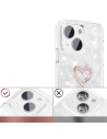 Buy Kingxbar Epoxy Swarovski Apple iPhone 13 white - KGX347 - {ean13} - Home Screen Store Europe