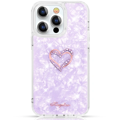 Kup Etui Kingxbar Epoxy Swarovski Apple iPhone 13 Pro fialová - KGX349 - {ean13} - Sklep Home Screen