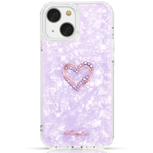 Kup Etui Kingxbar Epoxy Swarovski Apple iPhone 13 fioletowy - KGX350 - {ean13} - Sklep Home Screen
