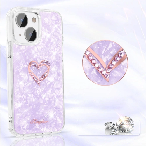 Kup Etui Kingxbar Epoxy Swarovski Apple iPhone 13 violet - KGX350 - {ean13} - Sklep Home Screen