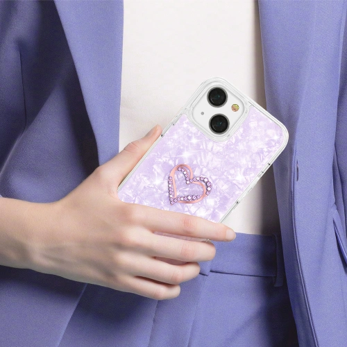 Kup Etui Kingxbar Epoxy Swarovski Apple iPhone 13 violet - KGX350 - {ean13} - Sklep Home Screen