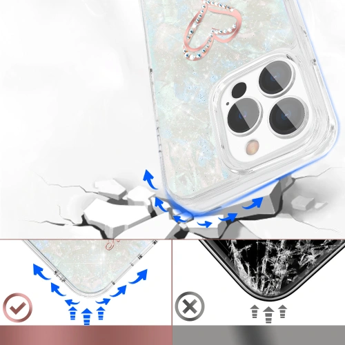 Kup Etui Kingxbar Epoxy Swarovski Apple iPhone 13 Pro wielokolorowy - KGX351 - {ean13} - Sklep Home Screen