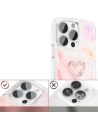 Kup Case Kingxbar Epoxy Swarovski Apple iPhone 13 Pro Max marmor rosa - KGX353 - {ean13} - Sklep Home Screen
