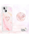 Kup Case Kingxbar Epoxy Swarovski Apple iPhone 13 marmor rosa - KGX355 - {ean13} - Sklep Home Screen