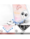 Kup Case Kingxbar Epoxy Swarovski Apple iPhone 13 marmor rosa - KGX355 - {ean13} - Sklep Home Screen