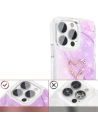 Kup Etui Kingxbar Epoxy Swarovski Apple iPhone 13 Pro Max marmorat violet - KGX356 - {ean13} - Sklep Home Screen