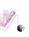 Kup Etui Kingxbar Epoxy Swarovski Apple iPhone 13 Pro Max marmorat violet - KGX356 - {ean13} - Sklep Home Screen