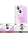 Kup Etui Kingxbar Epoxy Swarovski Apple iPhone 13 marmorat violet - KGX358 - {ean13} - Sklep Home Screen