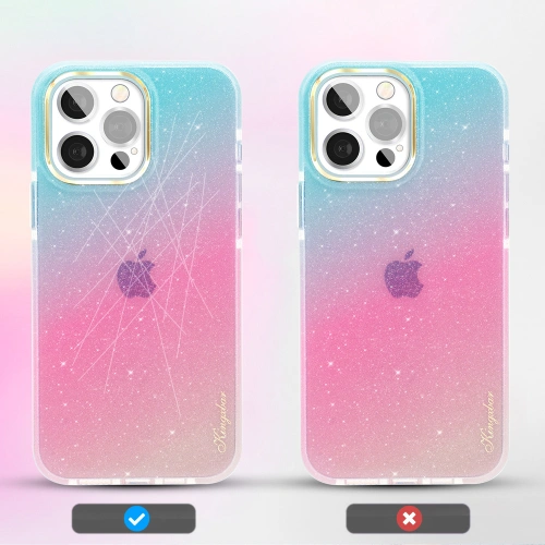 Kup Etui Kingxbar Ombre Apple iPhone 13 Pro Max albastru-violet - KGX361 - {ean13} - Sklep Home Screen