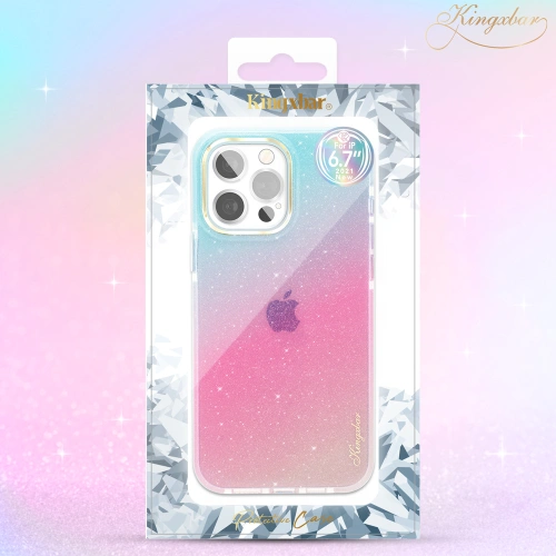 Kup Etui Kingxbar Ombre Apple iPhone 13 Pro Max albastru-violet - KGX361 - {ean13} - Sklep Home Screen