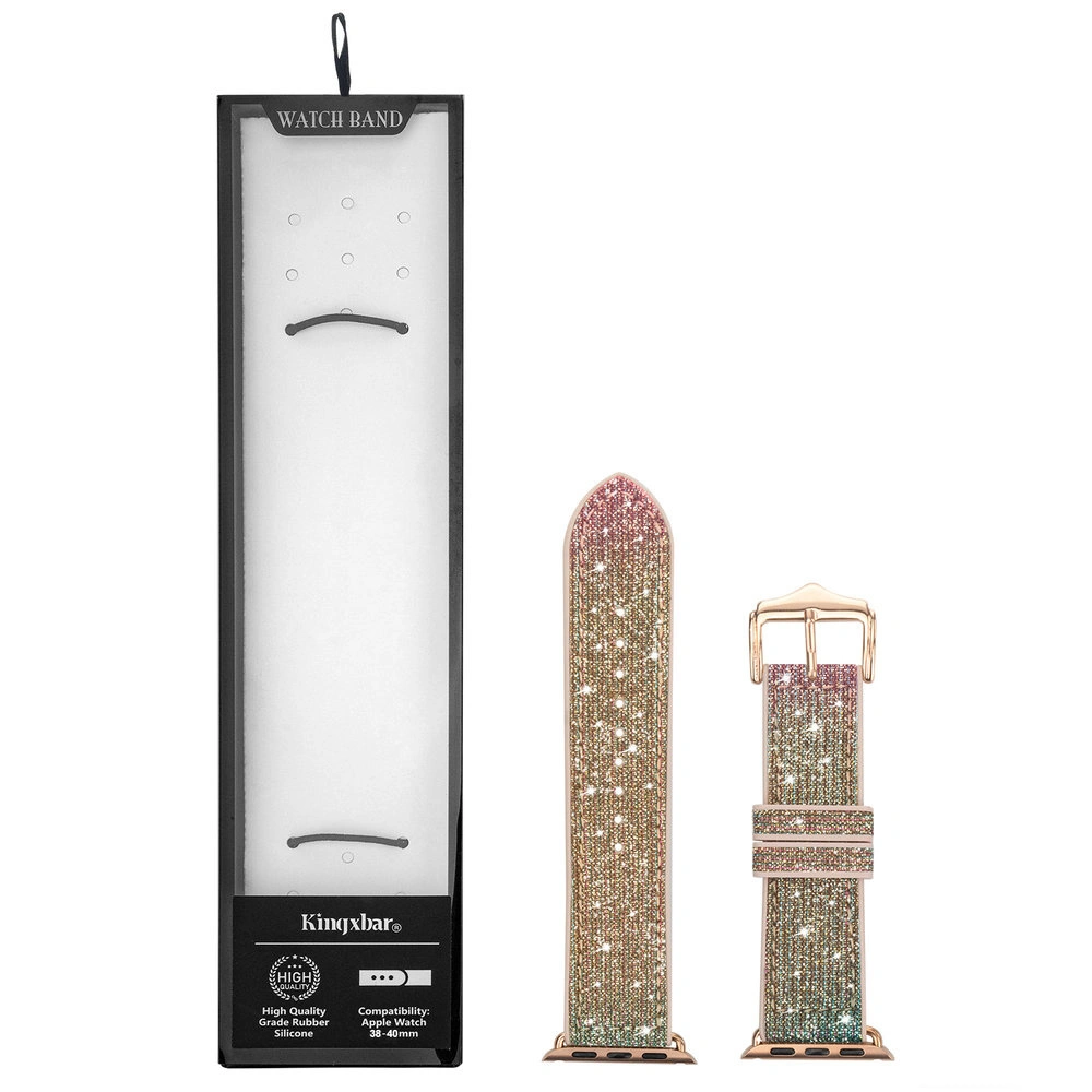 Kingxbar Chameleon Band Apple Watch 4/5/6/7/SE/8/9/Ultra 44/45/49mm złoty