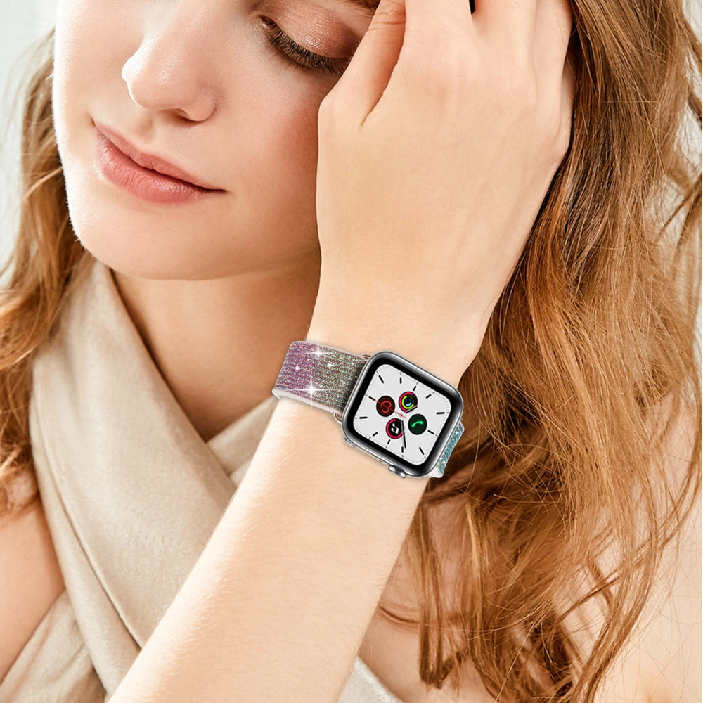 Kingxbar Chameleon Band Apple Watch 4/5/6/7/SE/8/9/Ultra 44/45/49mm złoty