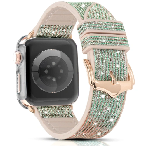 Kup Kingxbar Chameleon Band Apple Watch 4/5/6/7/SE/8/9/Ultra 44/45/49mm argintiu - KGX378 - {ean13} - Sklep Home Screen
