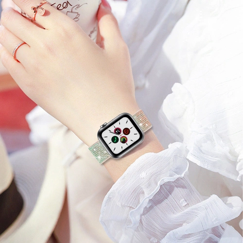 Kup Kingxbar Chameleon Band Apple Watch 4/5/6/7/SE/8/9/Ultra 44/45/49mm argintiu - KGX378 - {ean13} - Sklep Home Screen