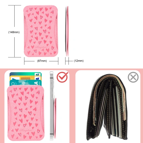 Kup Magnetische Geldbörse Kingxbar Magnetic Pocket MagSafe Apple Apple iPhone 12/13/14 Serie rosa - KGX379 - {ean13} - Sklep Home Screen