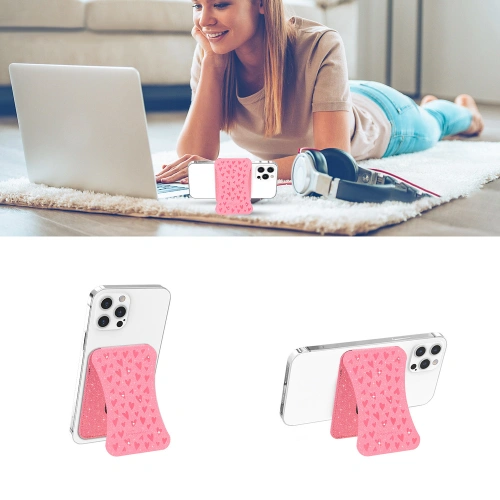 Kup Magnetische Geldbörse Kingxbar Magnetic Pocket MagSafe Apple Apple iPhone 12/13/14 Serie rosa - KGX379 - {ean13} - Sklep Home Screen