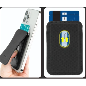 Kup Magnetyczny portfel Kingxbar Magnetic Pocket MagSafe Apple Apple iPhone 12/13/14 Series czarny - KGX381 - {ean13} - Sklep Home Screen
