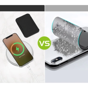 Kup Magnetyczny portfel Kingxbar Magnetic Pocket MagSafe Apple Apple iPhone 12/13/14 Series czarny - KGX381 - {ean13} - Sklep Home Screen