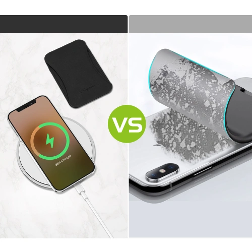 Kup Portofel magnetic Kingxbar Magnetic Pocket MagSafe Apple Apple iPhone 12/13/14 Series negru - KGX381 - {ean13} - Sklep Home Screen