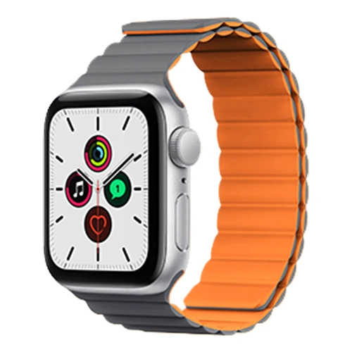 Kup Kingxbar Magnetic Band Apple Watch 4/5/6/7/SE/8/9/Ultra 44/45/49mm narancssárga - KGX385 - {ean13} - Sklep Home Screen