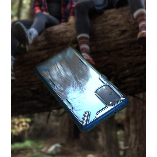 Kup Etui Ringke Fusion-X Samsung Galaxy S20+ Plus Space Blue - RGK1112BLU - {ean13} - Sklep Home Screen