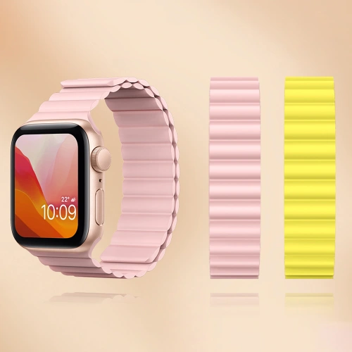Kup Kingxbar Magnetic Band Apple Watch 4/5/6/7/8/SE 40/41mm bordový - KGX392 - {ean13} - Sklep Home Screen