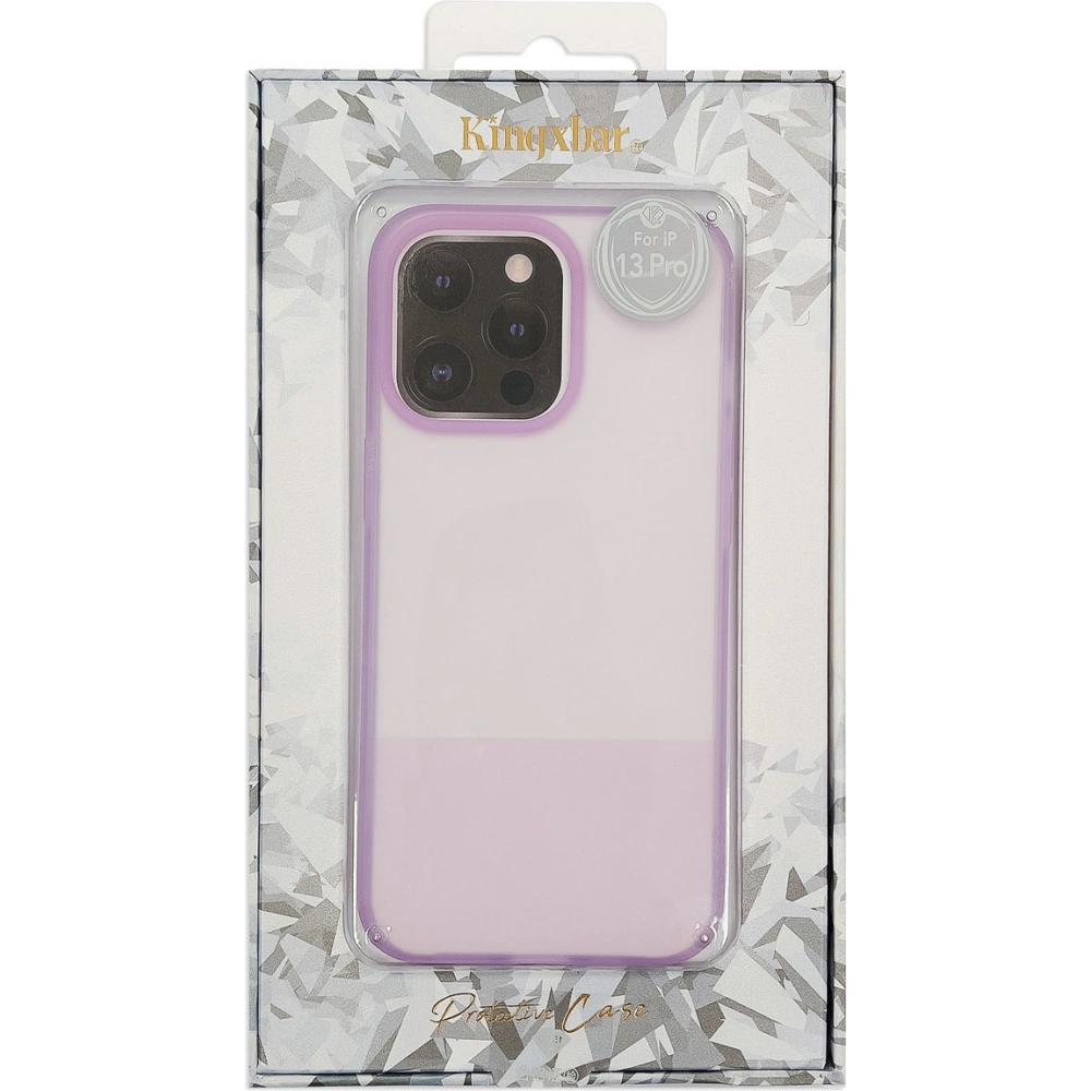 Etui Kingxbar Plain Apple iPhone 13 fioletowy