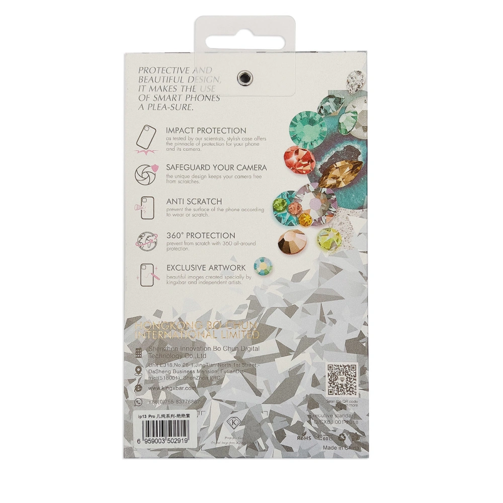 Etui Kingxbar Plain Apple iPhone 13 różowy