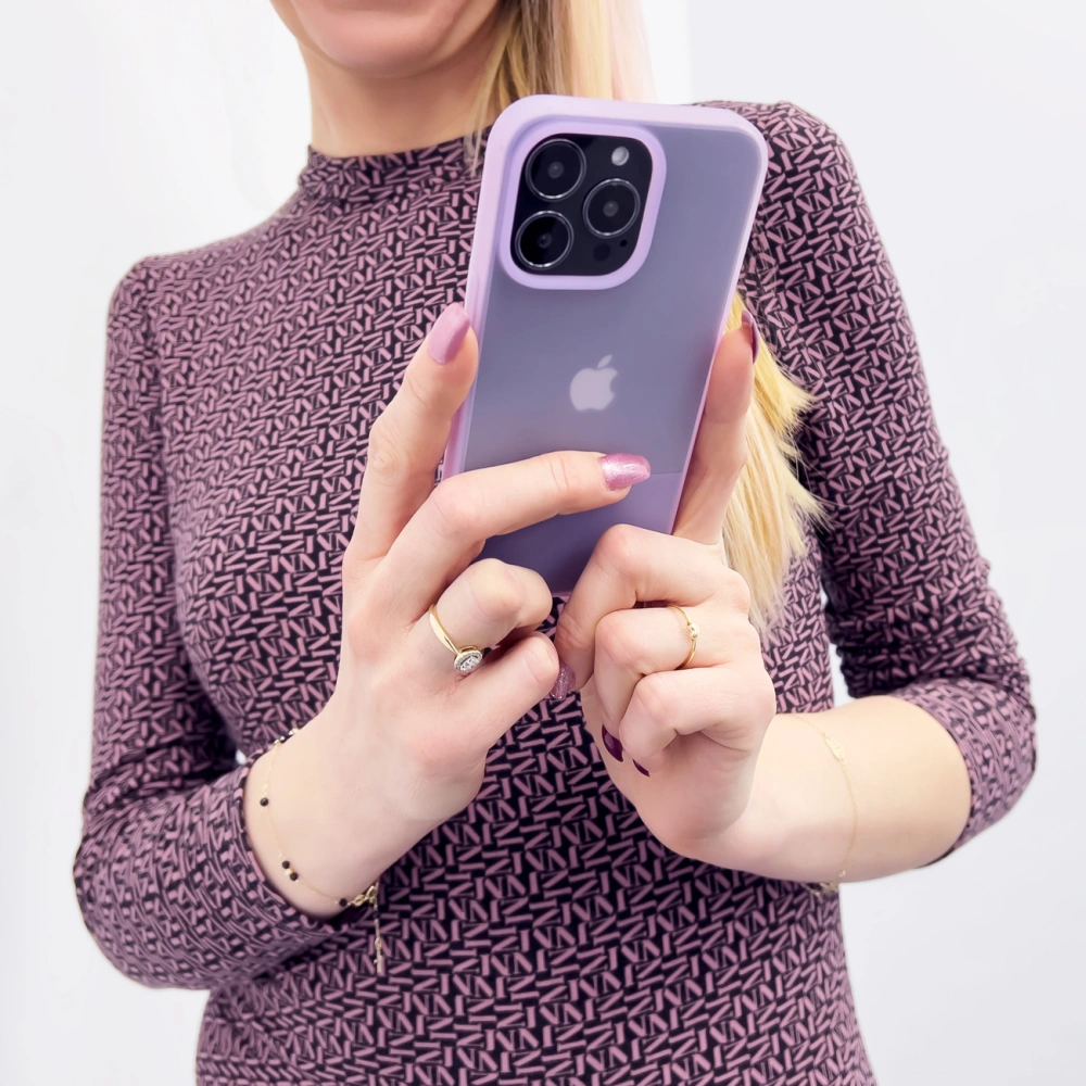 Etui Kingxbar Plain Apple iPhone 13 różowy