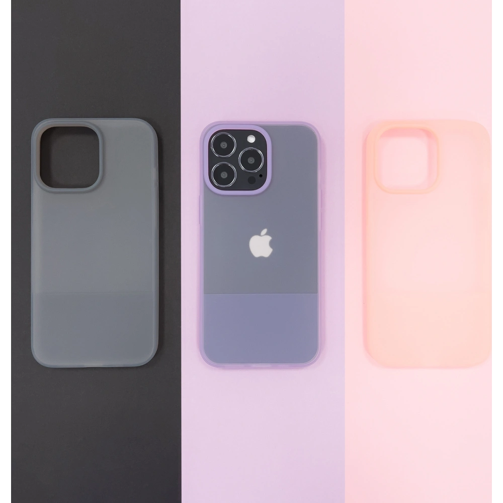 Etui Kingxbar Plain Apple iPhone 13 Pro szary