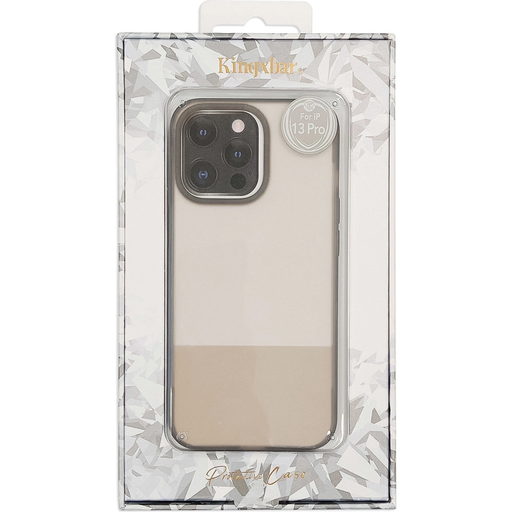 Etui Kingxbar Plain Apple iPhone 13 Pro szary