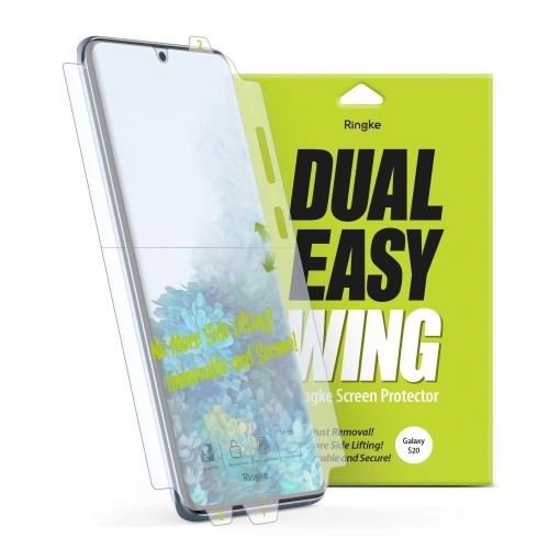 Kup Folia hydrogel Ringke Dual Easy Wing Full Cover Samsung Galaxy S20 [2 PACK] - RGK1108 - {ean13} - Sklep Home Screen