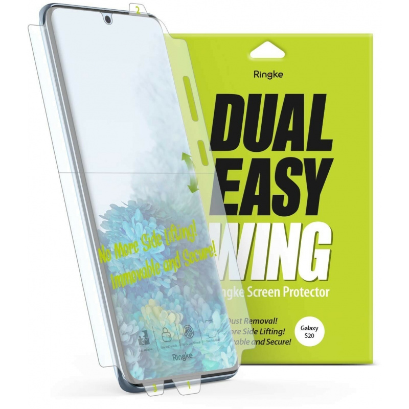 Buy Ringke Dual Easy Wing Full Cover Samsung Galaxy S20 [2 PACK] - 8809688897658 - RGK1108 - Homescreen.pl